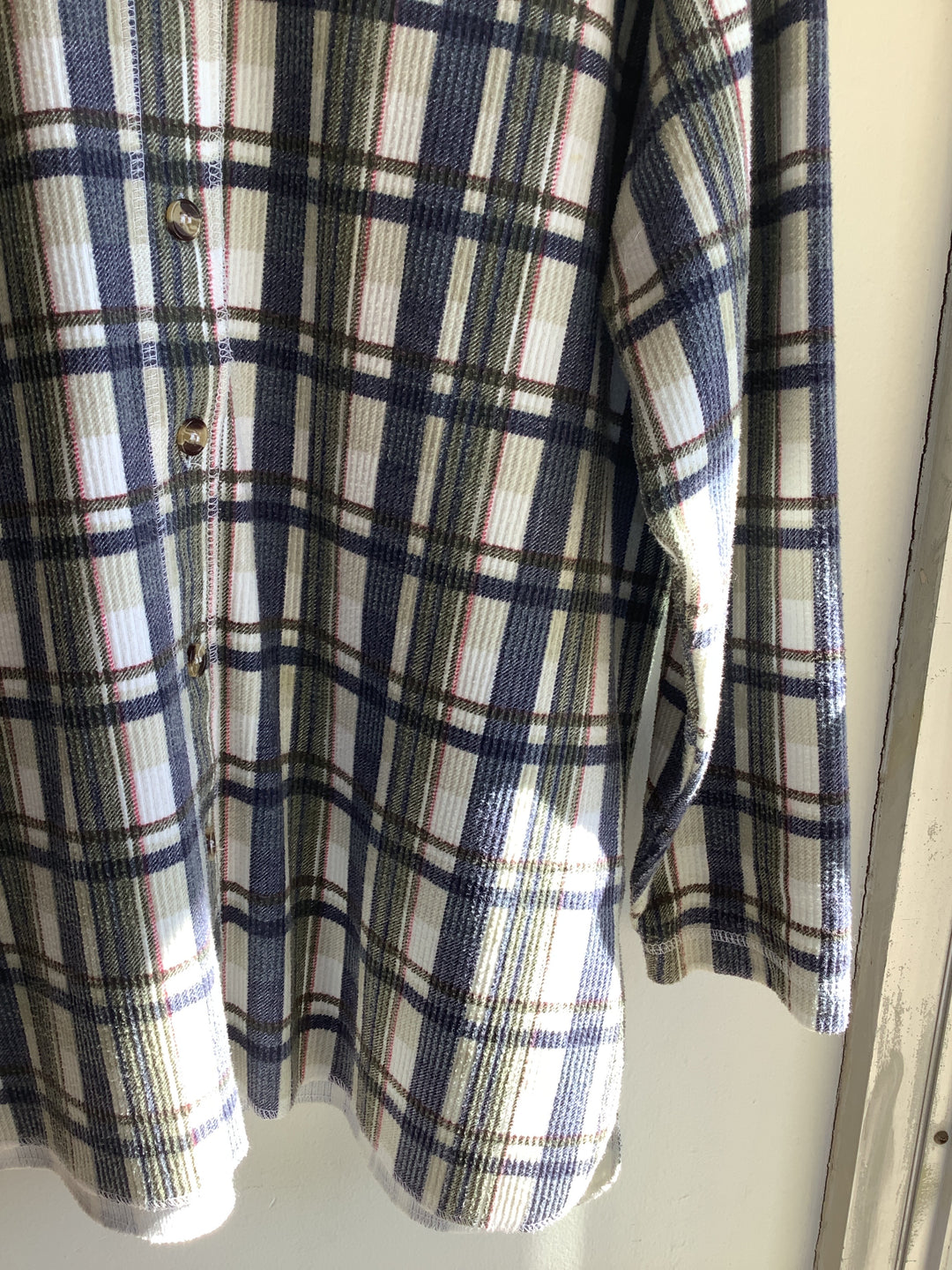 Vintage East West Plaid Flannel Shirt