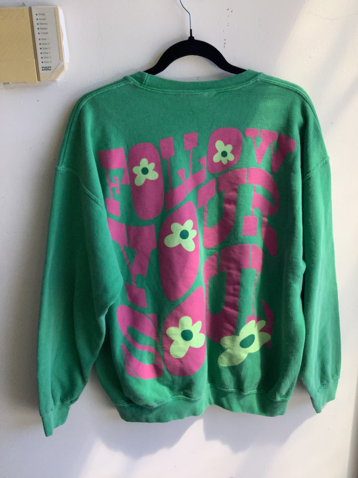 Flower Power Oversized Crewneck