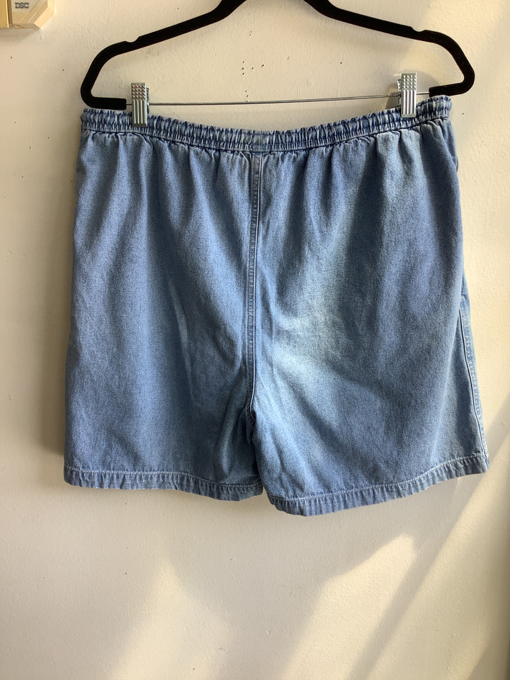 Jones New York Drawstring Denim Shorts