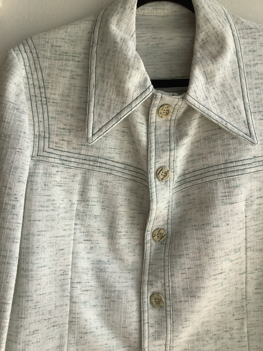 Vintage 70s Ivory Safari Jacket - Made in Canada