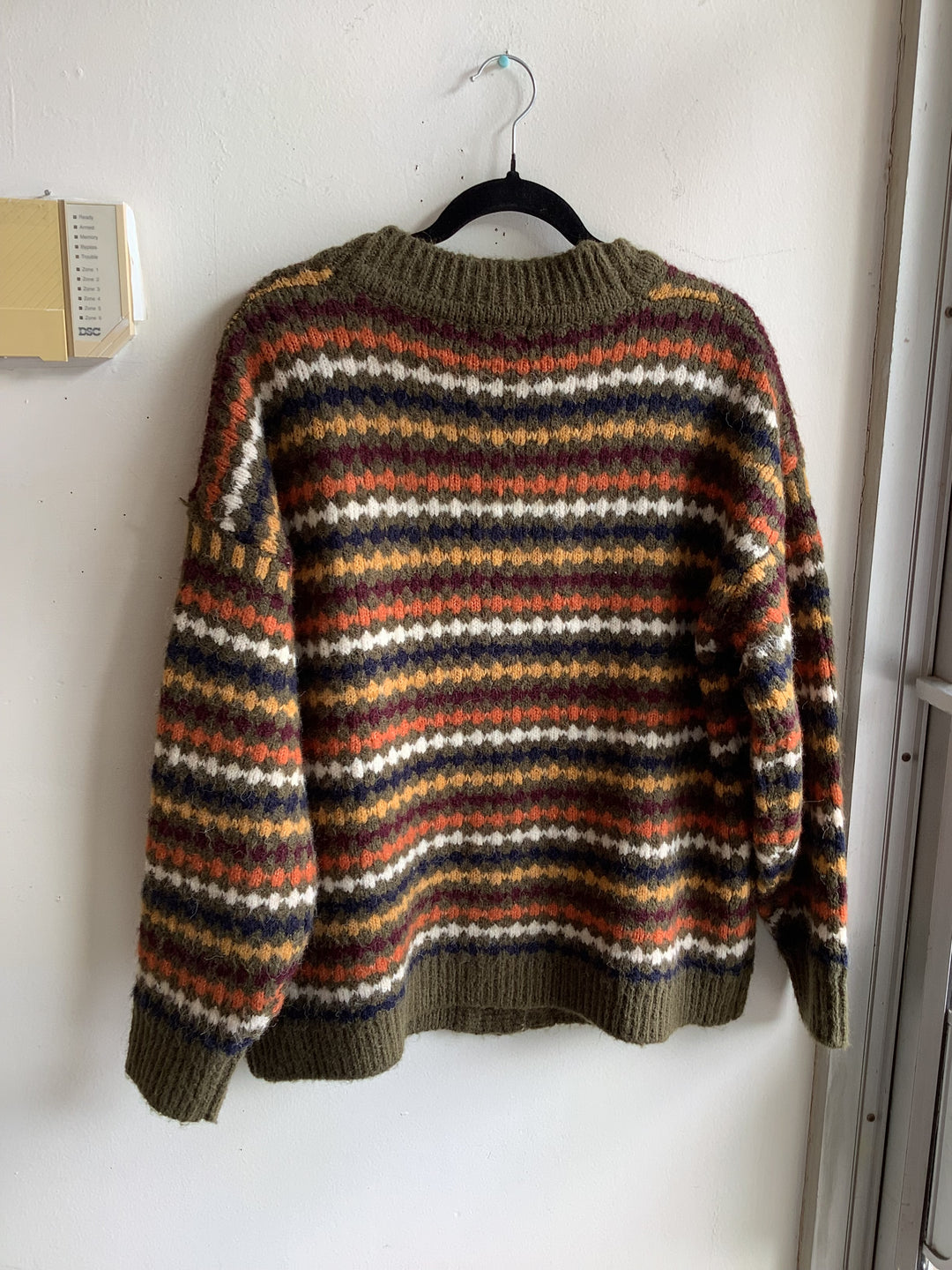 Eclipse Fair Isle Striped Oversized Cardigan