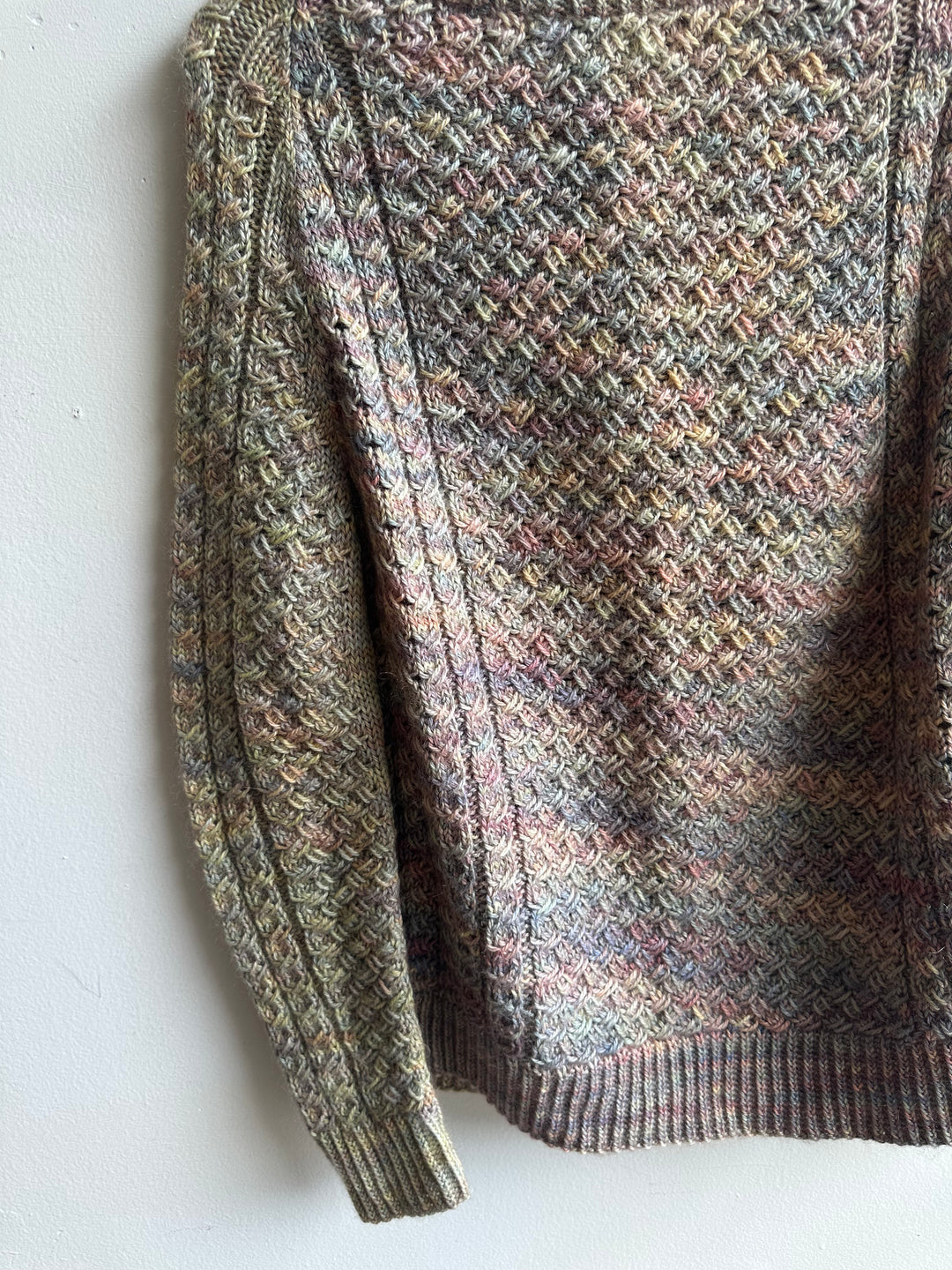 Debbie Svensson Hand Knit Jamestown Wool &amp; Mohair Sweater