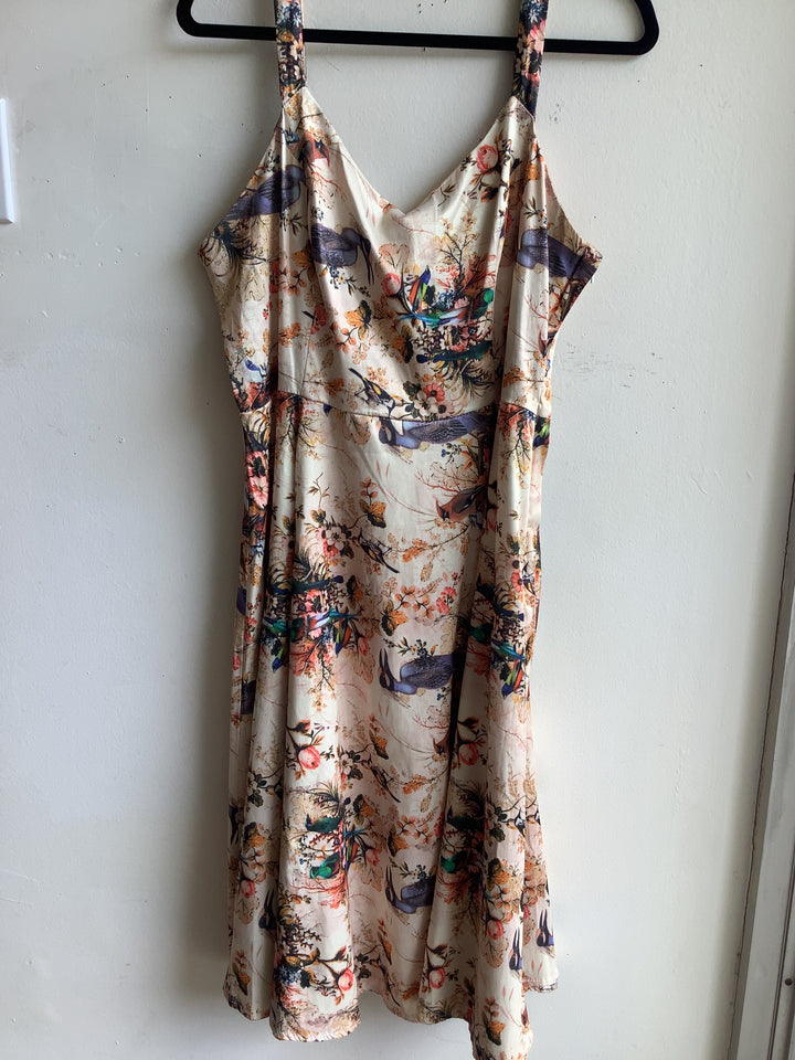 Twilight Aviary Slip Dress