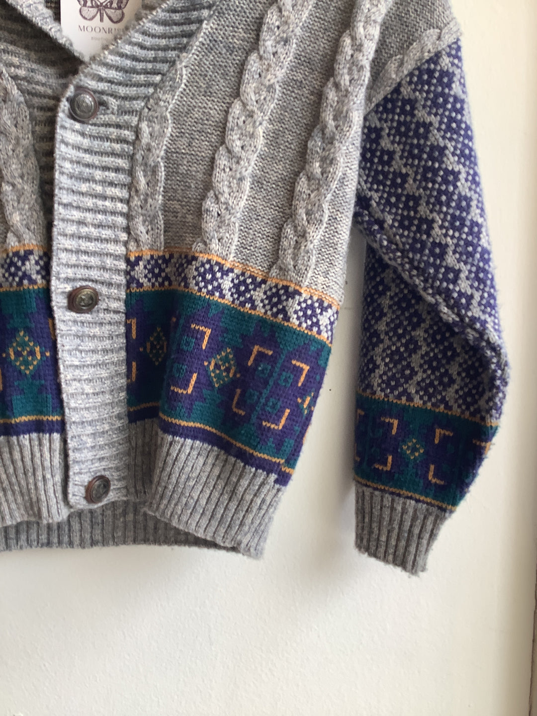 Vintage Pickled Kids Grandpa Cardigan