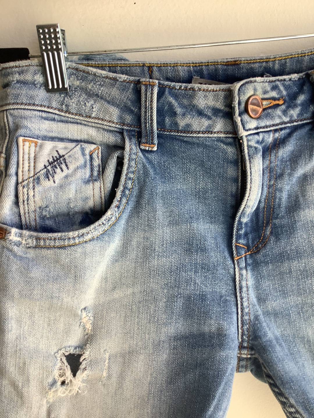 Sun-washed Zara Cutoff Shorts