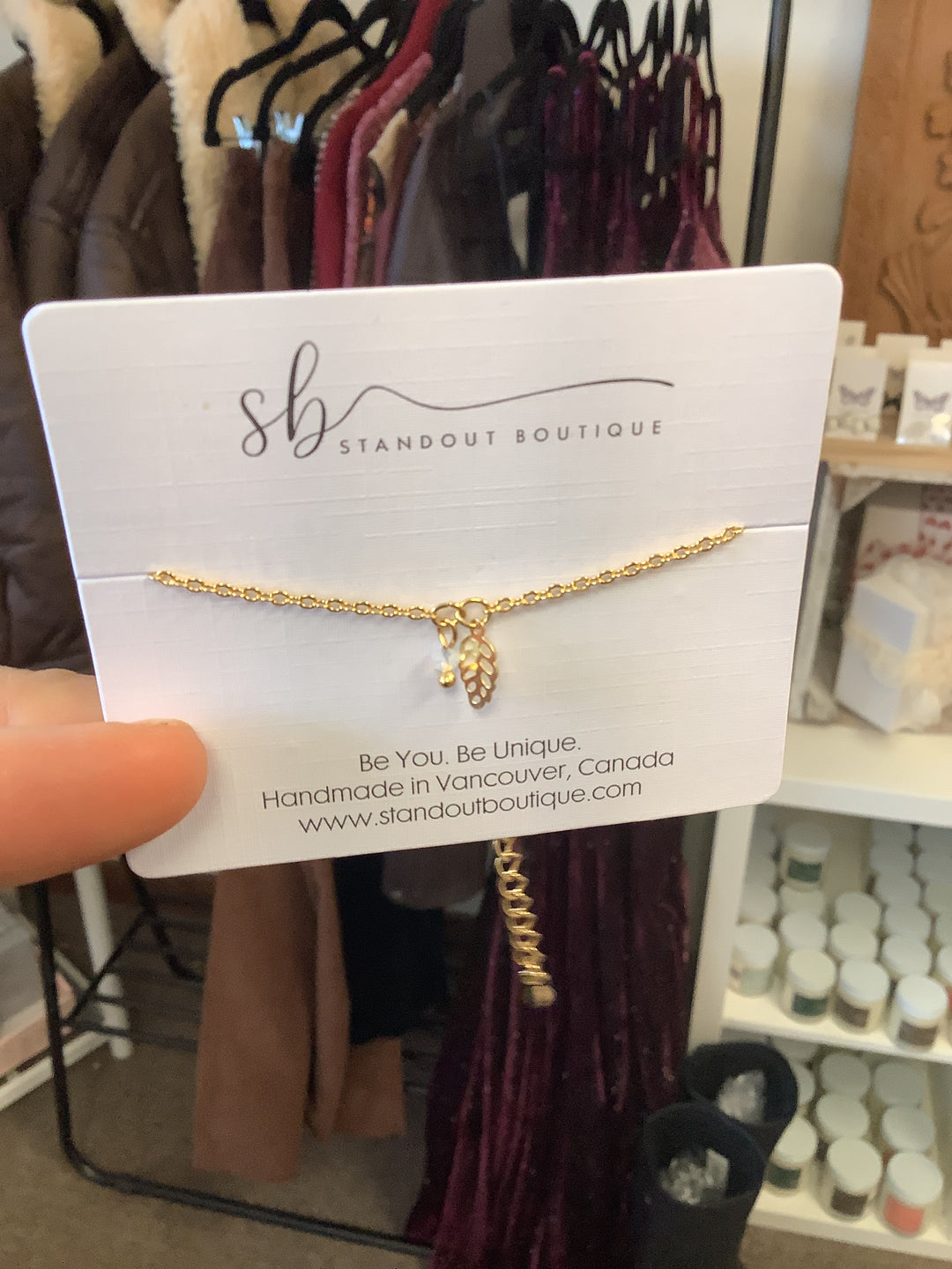 Standout Boutique Leaf Bracelet- Vancouver, BC