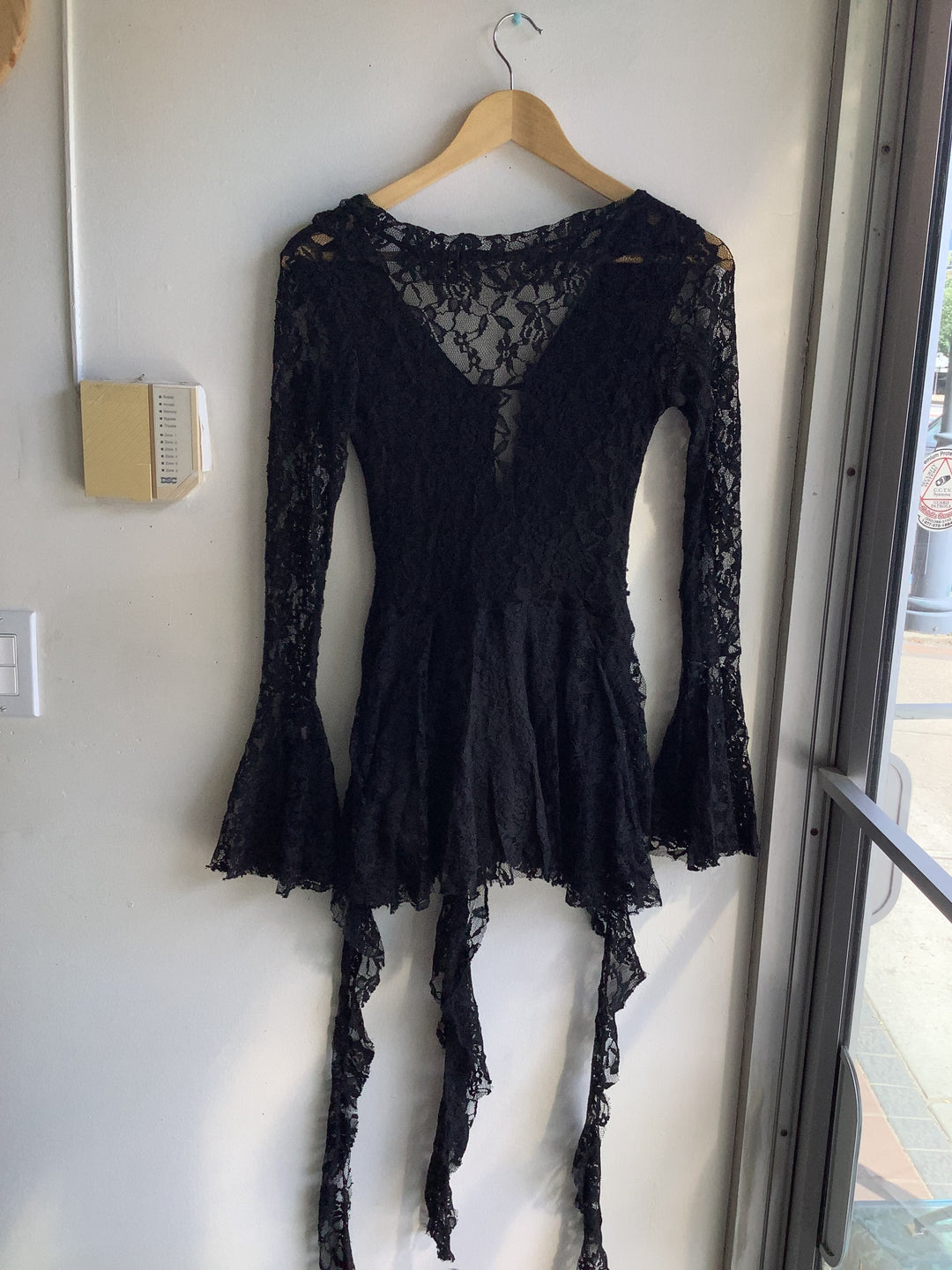Midnight Fairy Bell Sleeve Romper