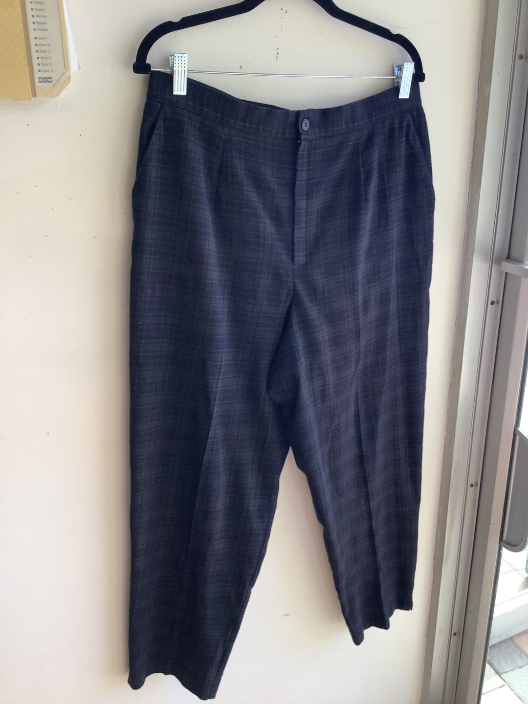 Vintage Fundamental Things Petite Plaid Trousers