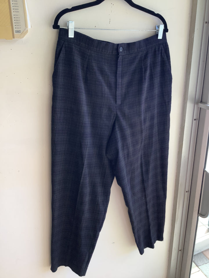 Vintage Fundamental Things Petite Plaid Trousers