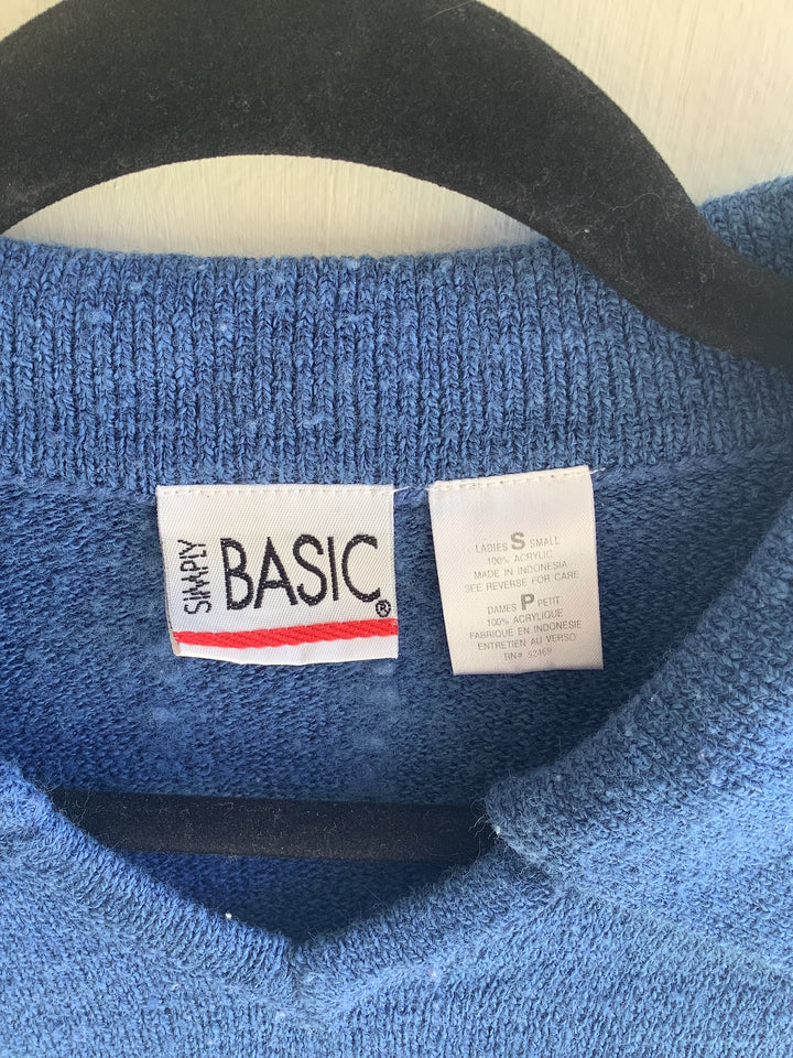 Vintage Soft Knit Polo Sweater