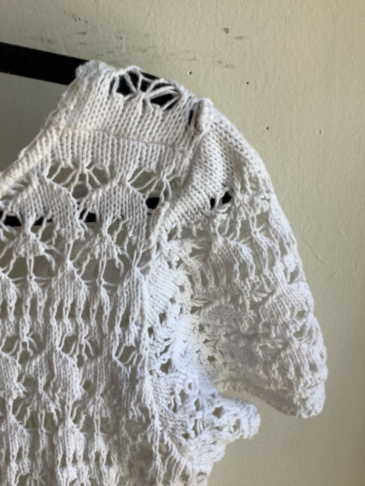 Zara Knit Coastal Crochet Top