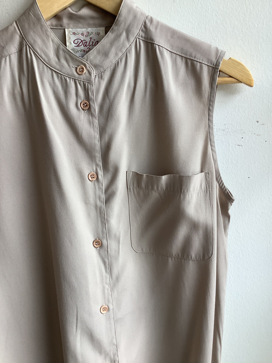 Vintage Sand Button-Up