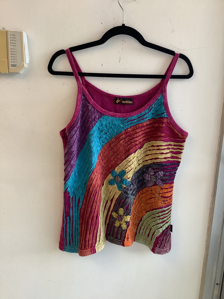 Leopards and Roses Boho Tank