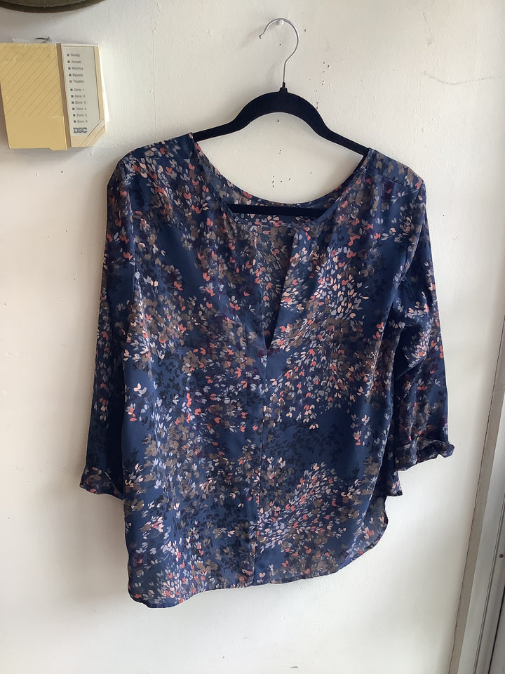 Midnight Meadow Sheer Blouse