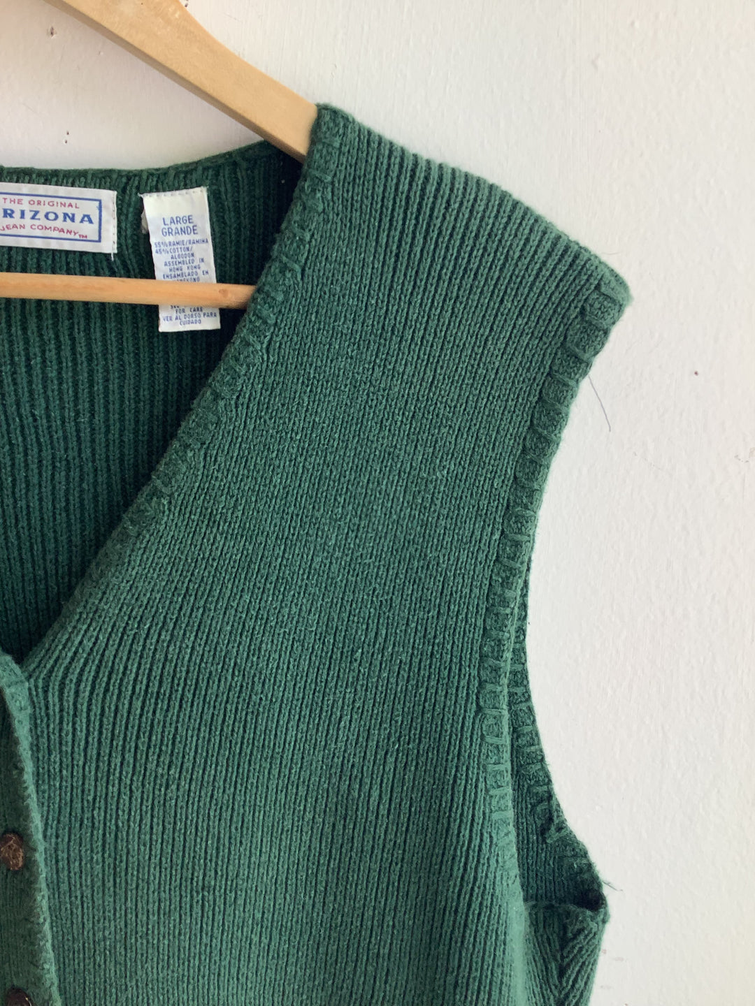 Vintage Arizona Forest Knit Vest