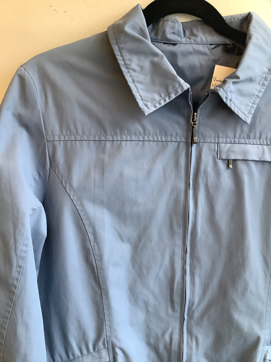 Vintage Blue Light Weight Zip Jacket