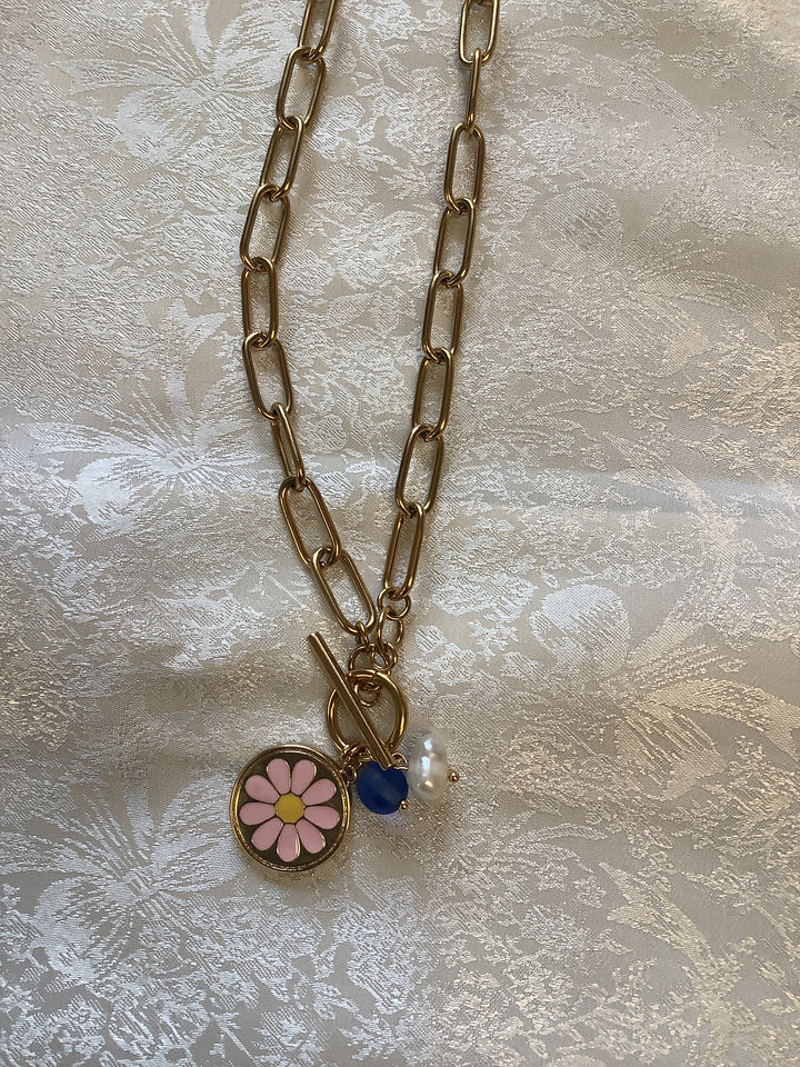 Wild Honey Chunky Stacked Charm Necklace