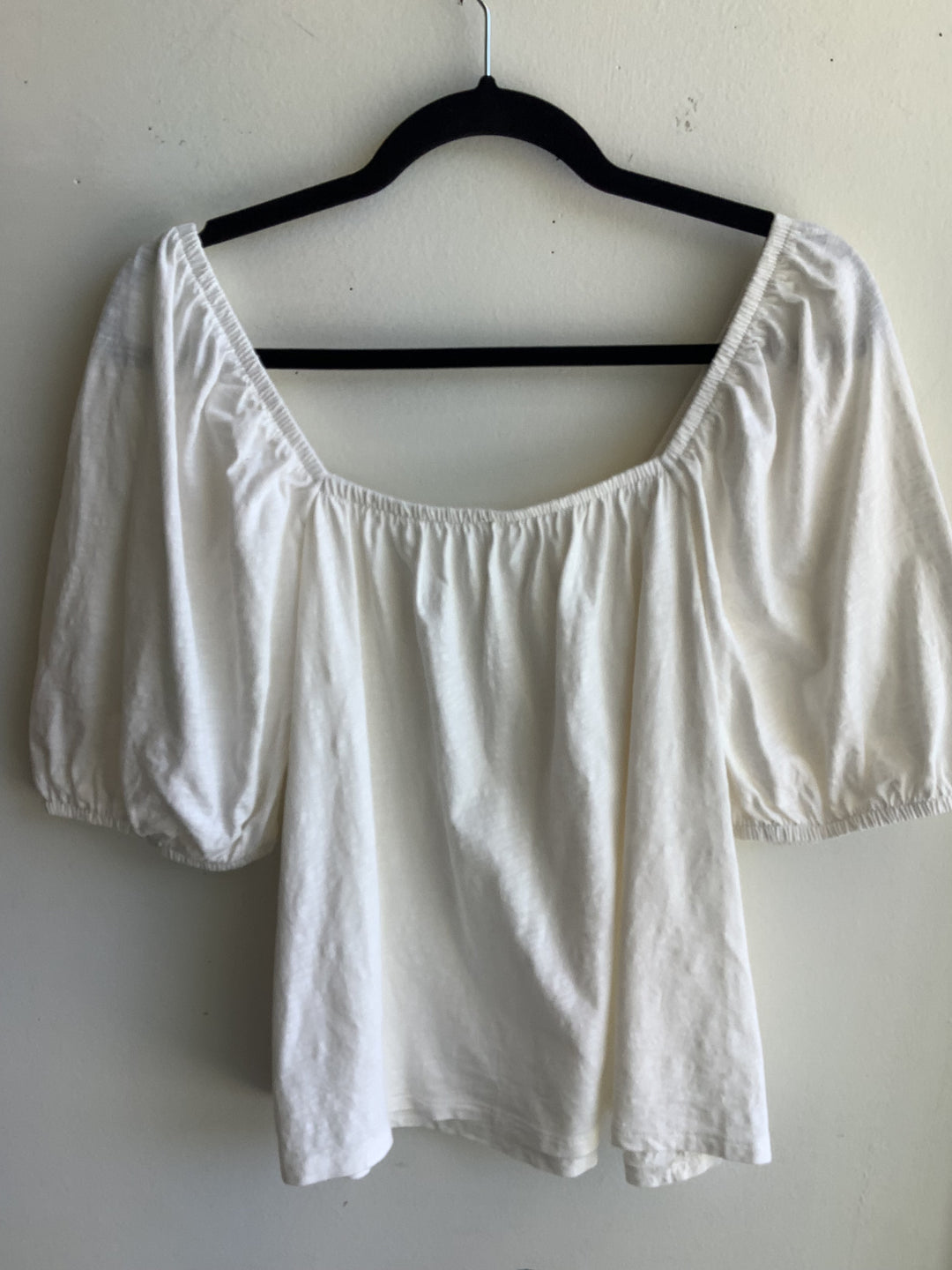 Ivory Meadows Puff Sleeve Top