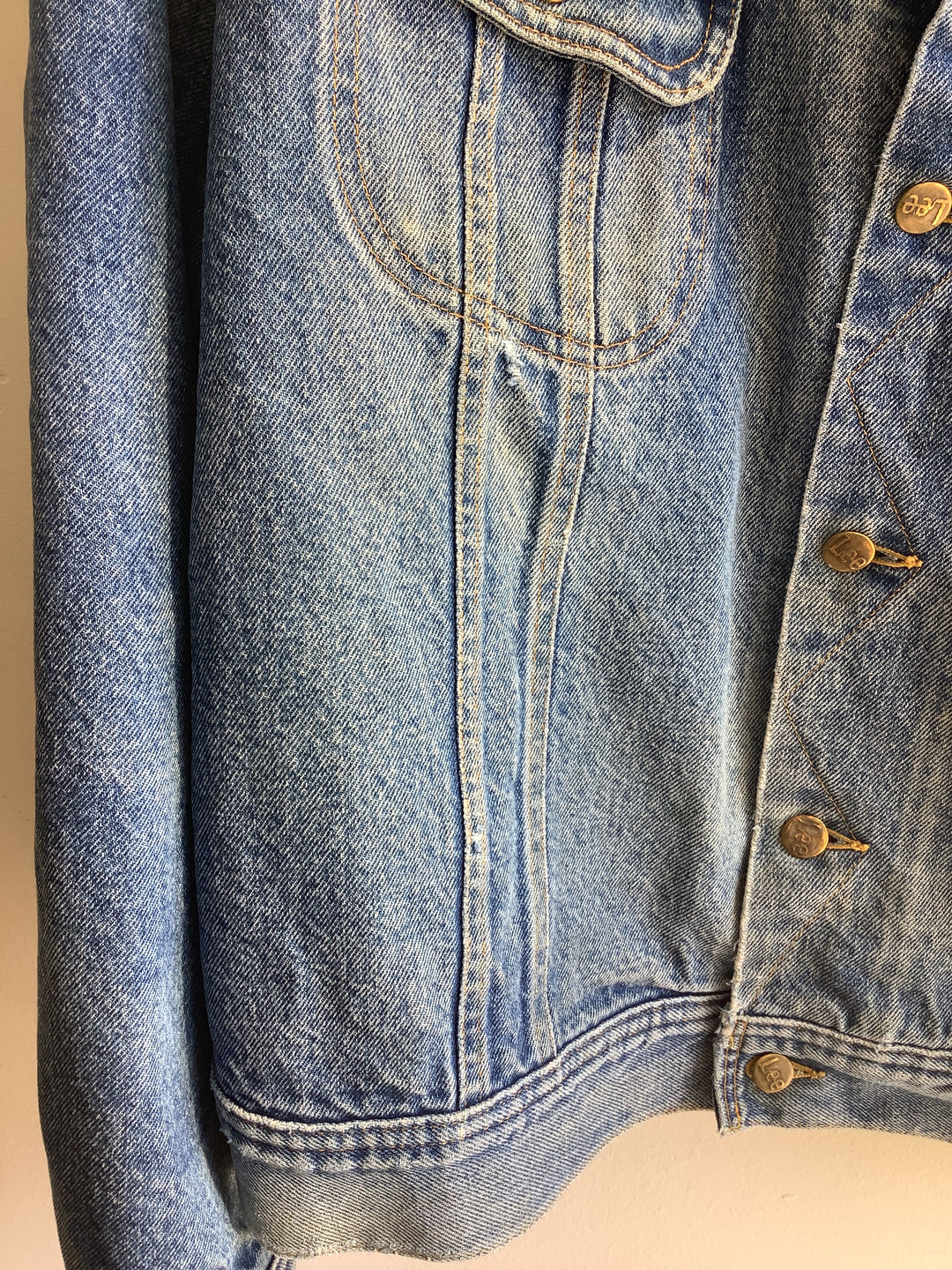 Vintage Lee Storm Blanket Lined Denim Jacket