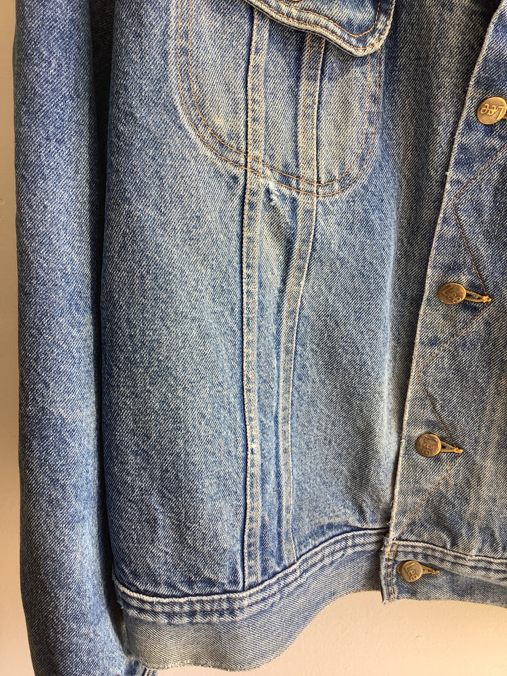 Vintage Lee Storm Blanket Lined Denim Jacket