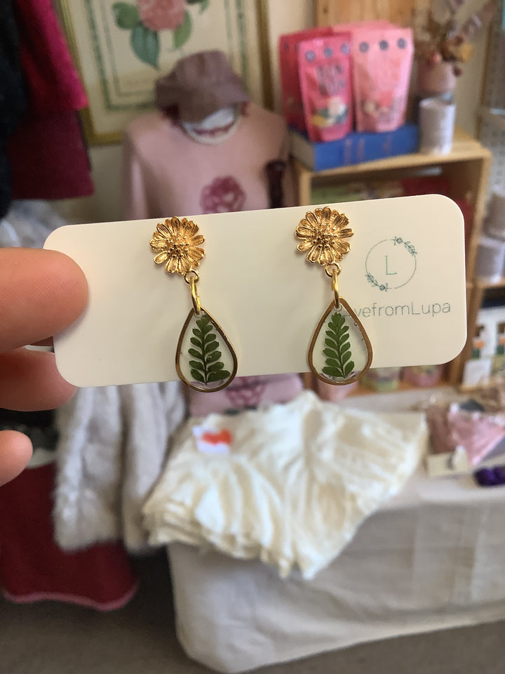 Daisy+Fern+ RaindropEarrings- Love From Lupa