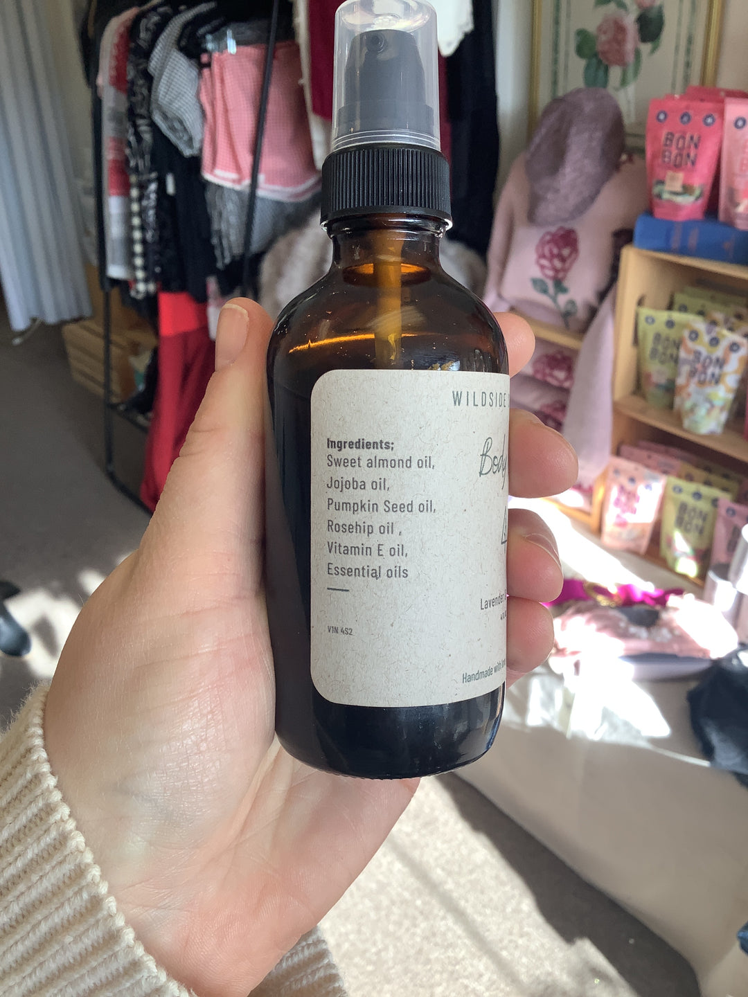 Wildside Lavender+Vanilla Body Oil