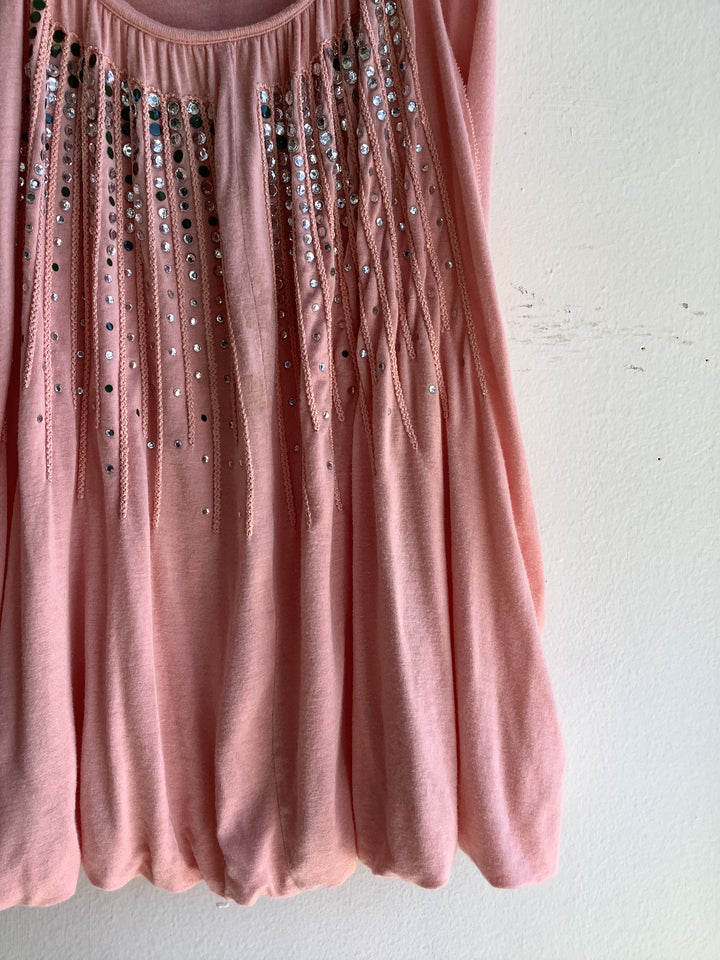 Y2K Rhinestone Bubble Tank