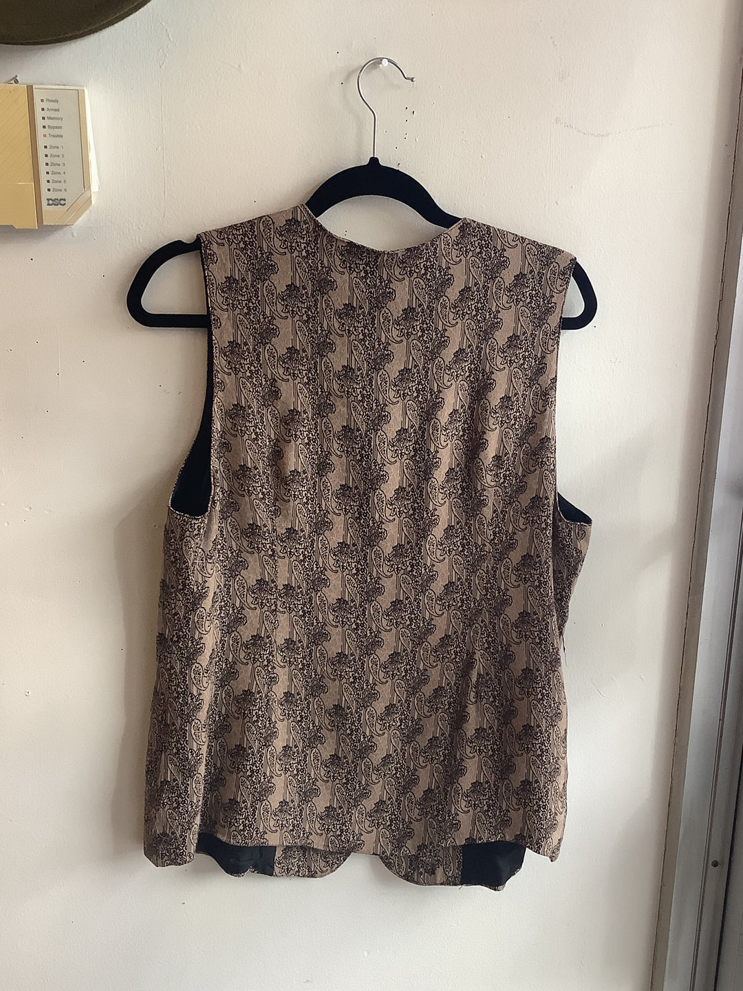 Vintage Valia Paisley Button Vest