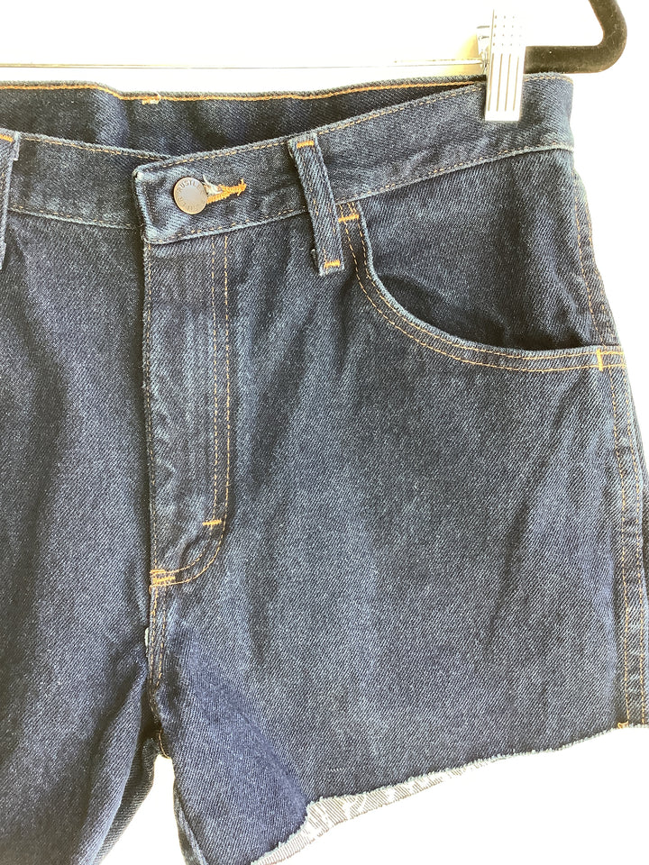 Rustler Classic Dark Wash Cutoff Shorts