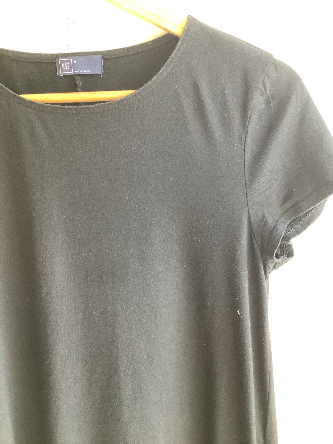 Black T-shirt Dress W/ Pockets