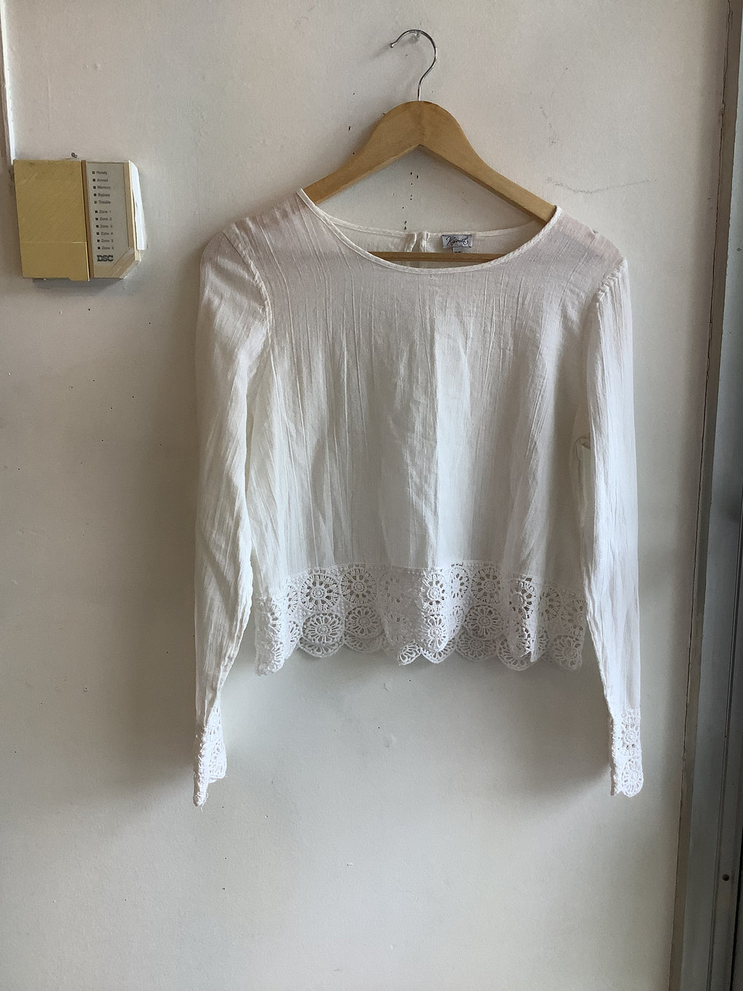 White Eyelet Blouse