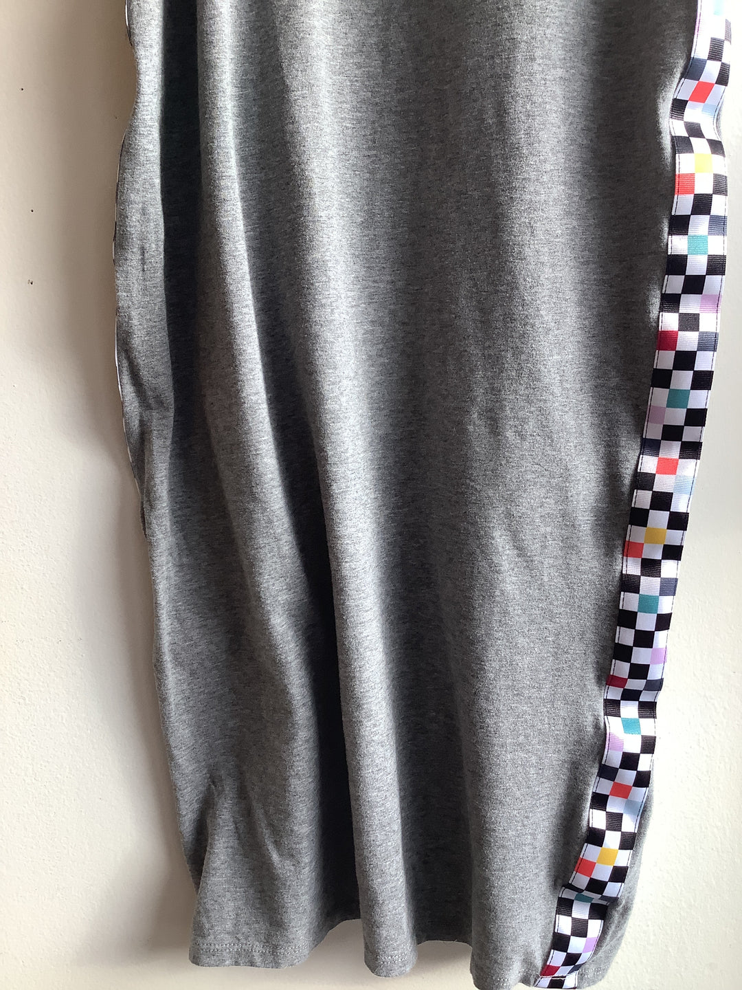 Van Checker Stripe Tank Dress