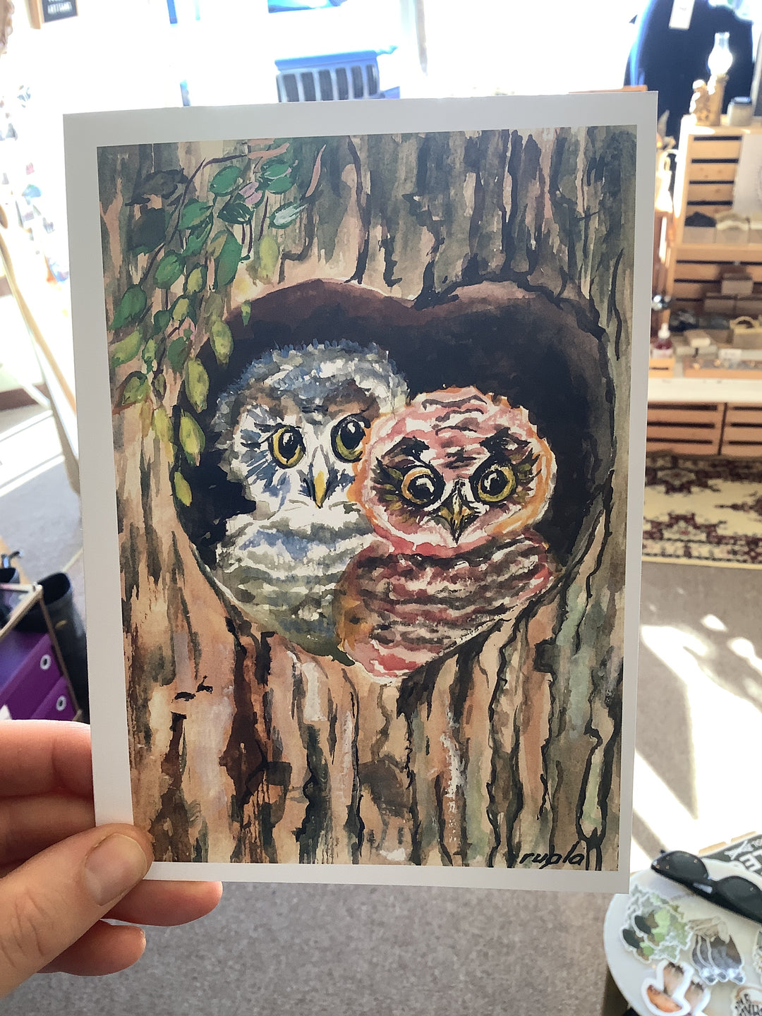 Owl Companions- Art By Ruala ( Fruitvale, BC)
