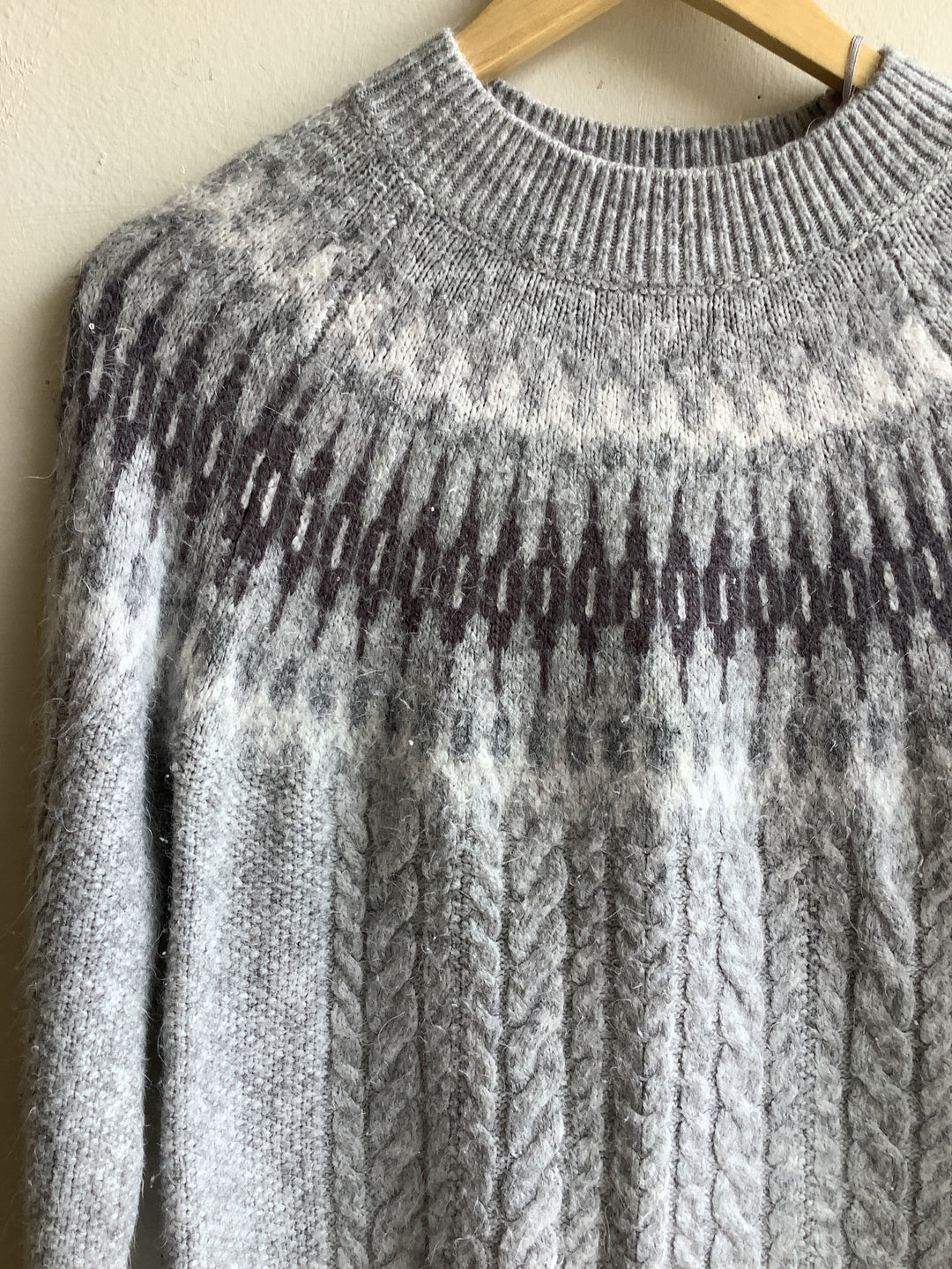 Vintage Nordic Knit Sweater