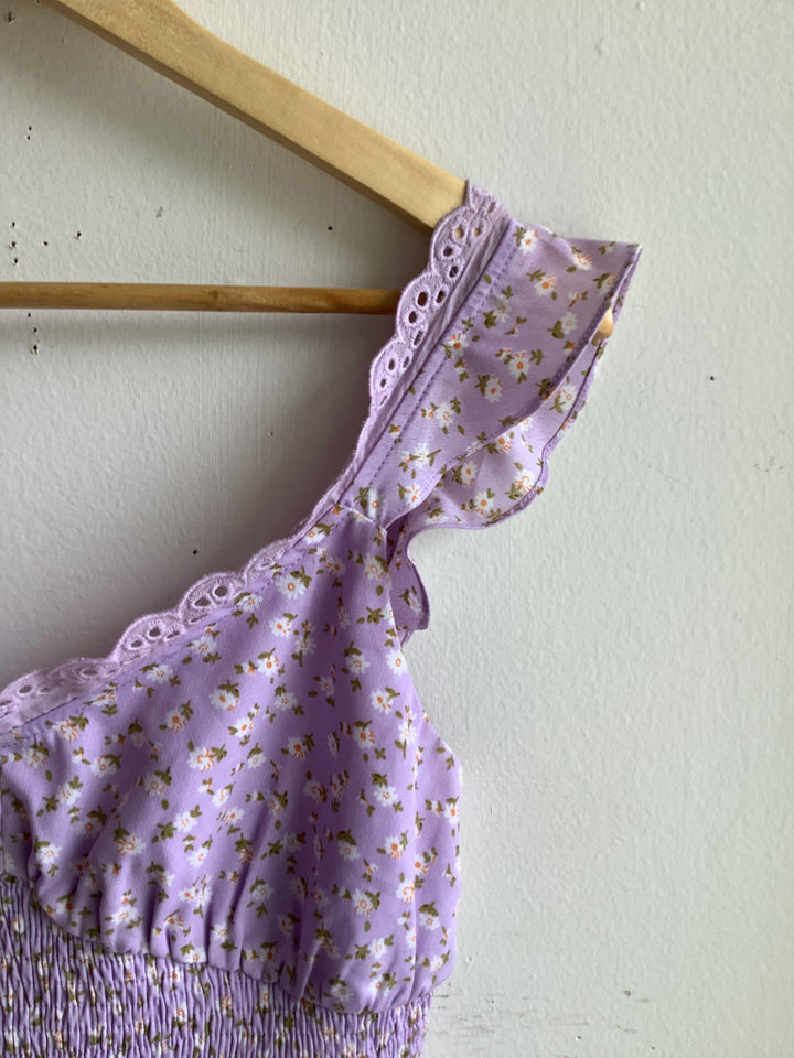 Lilac Meadow Smocked Tank