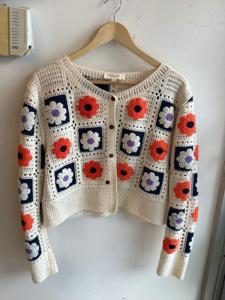Daisy Daydream Crochet Cardigan - Ana