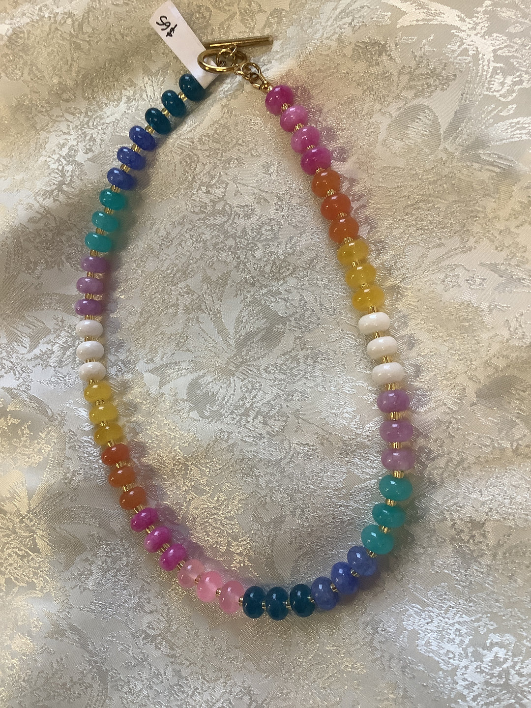 Wild Honey Crystal Beaded Necklace