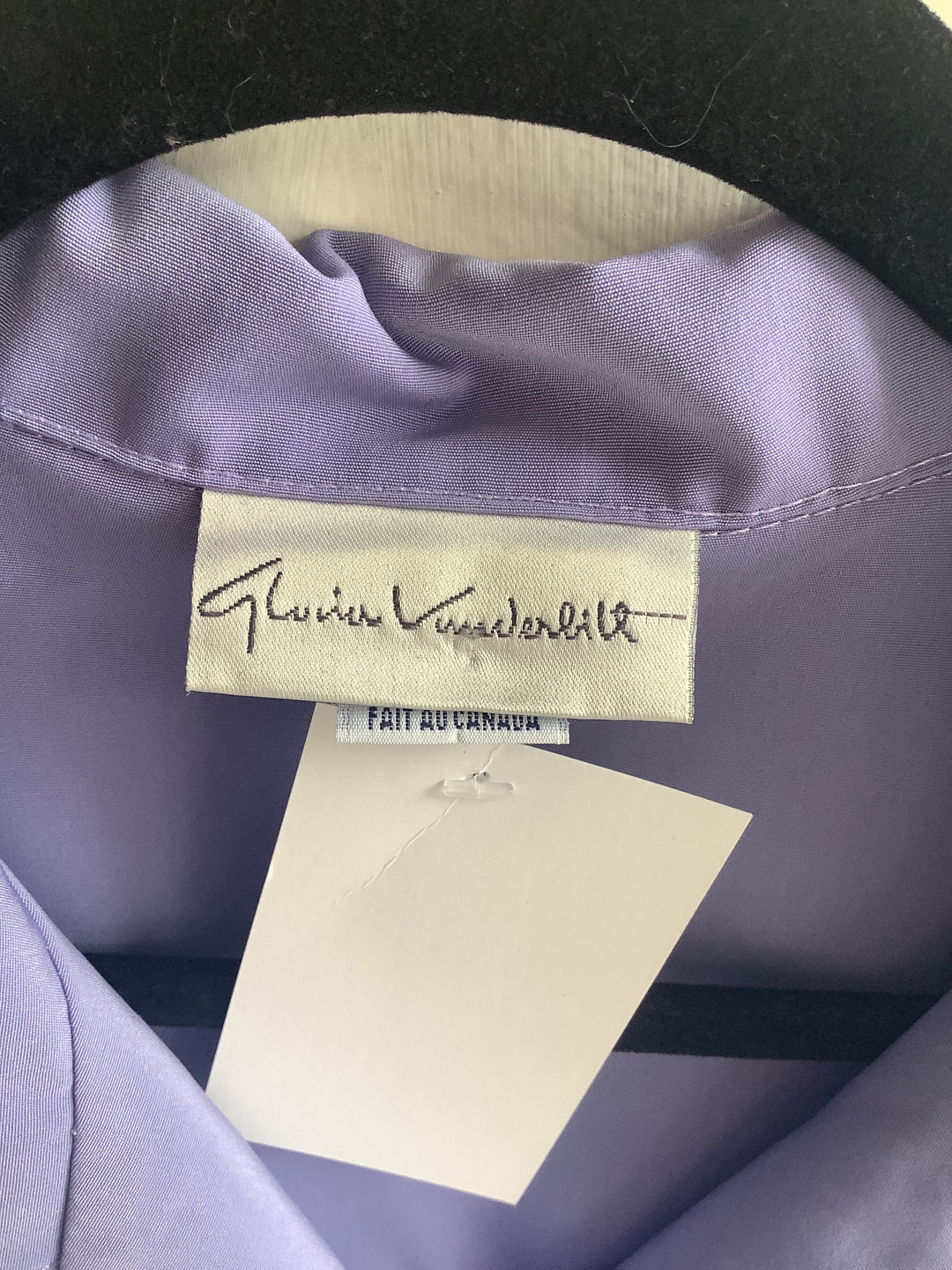 Vintage Gloria Vanderbilt Lavender Button-Up