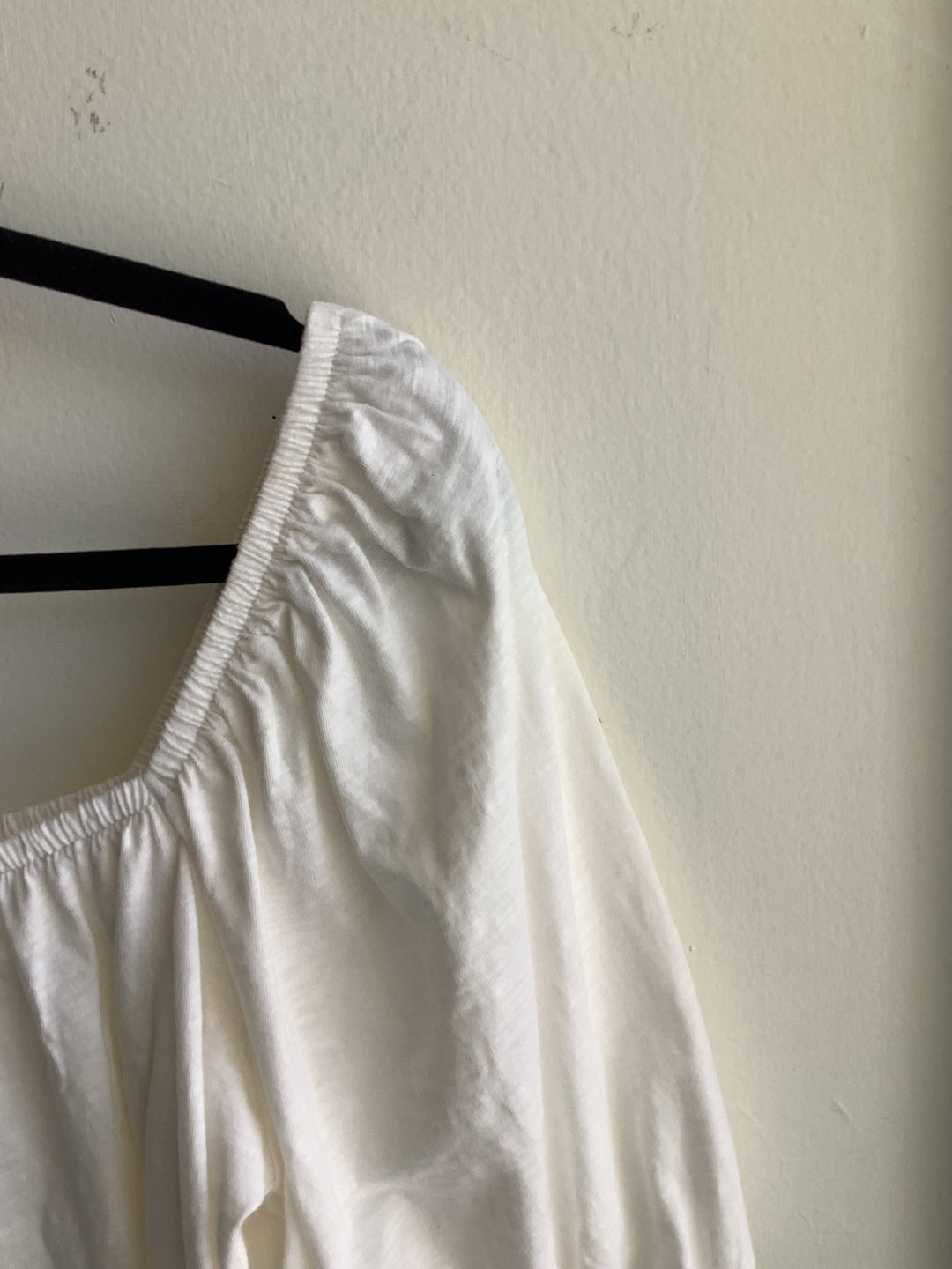 Ivory Meadows Puff Sleeve Top