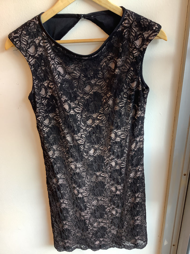 Vintage Black Lace Holiday Dress