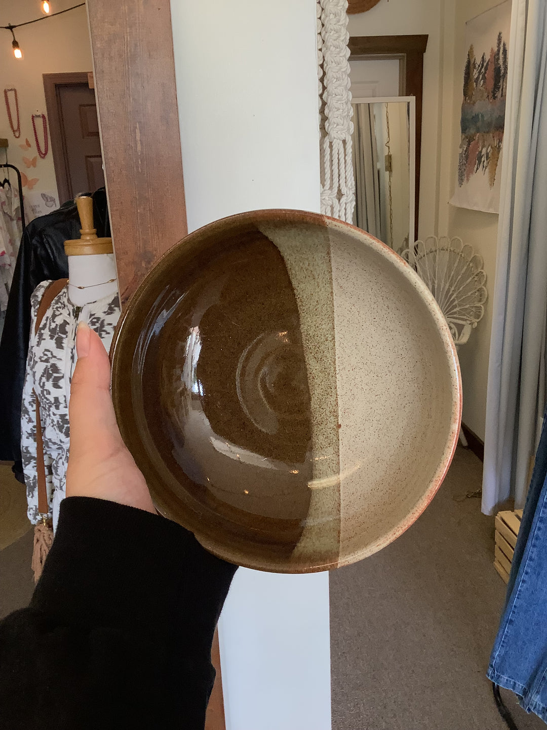 Ceramic Two Tone Glazed Bowl