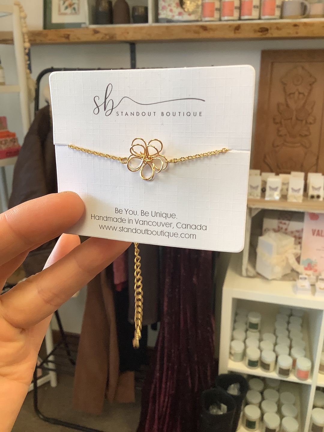 Standout Boutique Flora Bracelet- Vancouver, BC