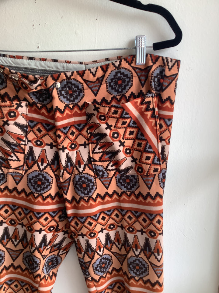 Vintage 70s Southwestern Print Pants