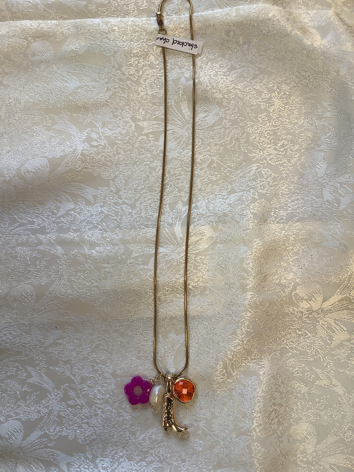 Wild Honey Stacked Chain Charms