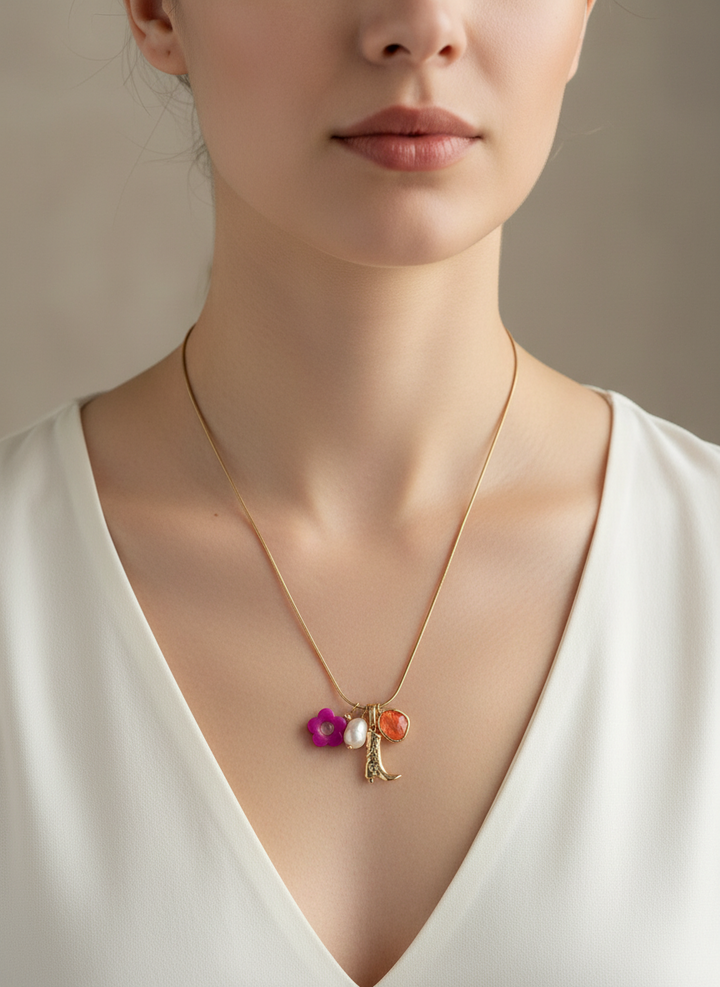 Wild Honey Stacked Chain Charms