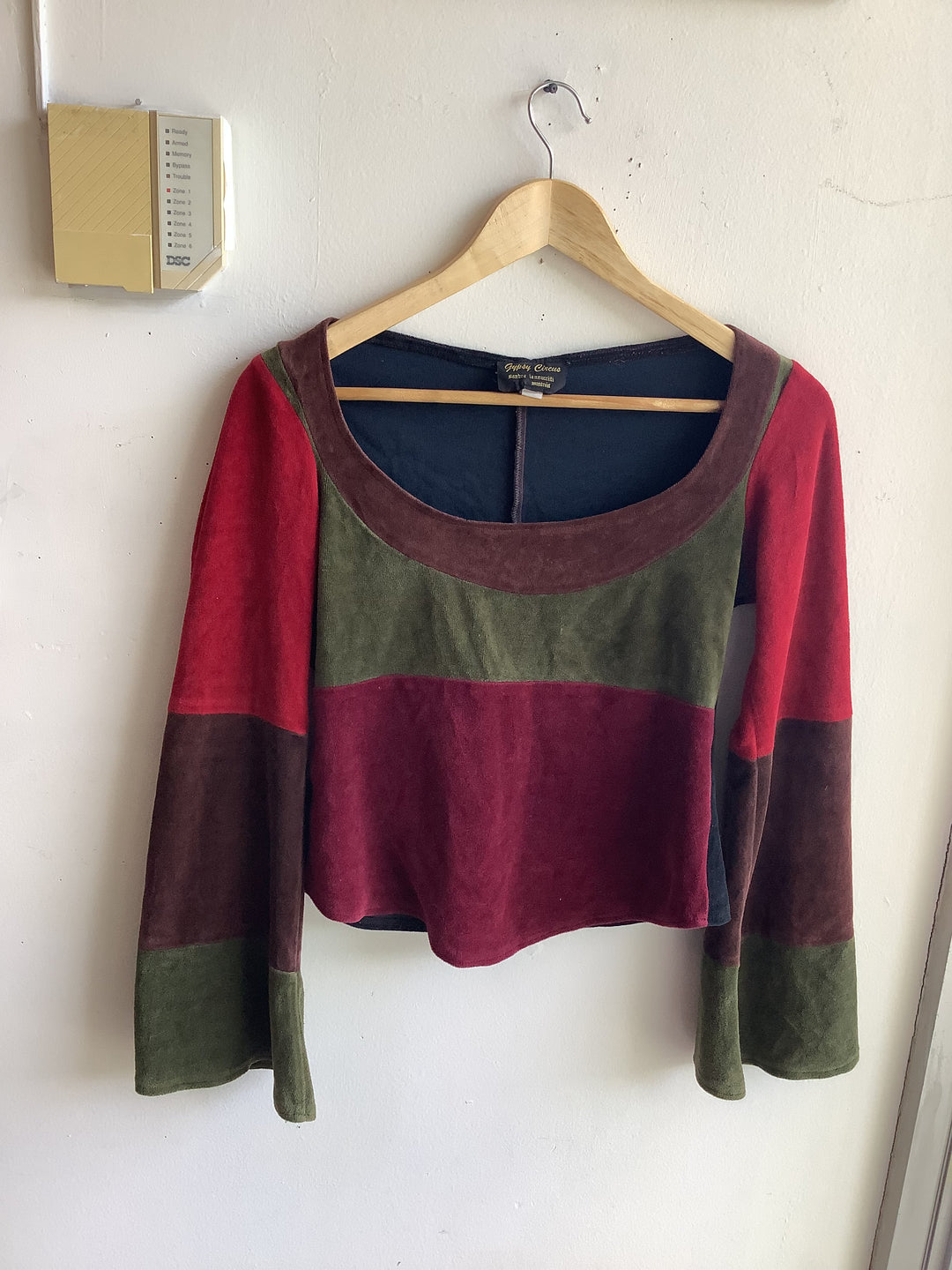 Gypsy Circus Velvet Patchwork Top