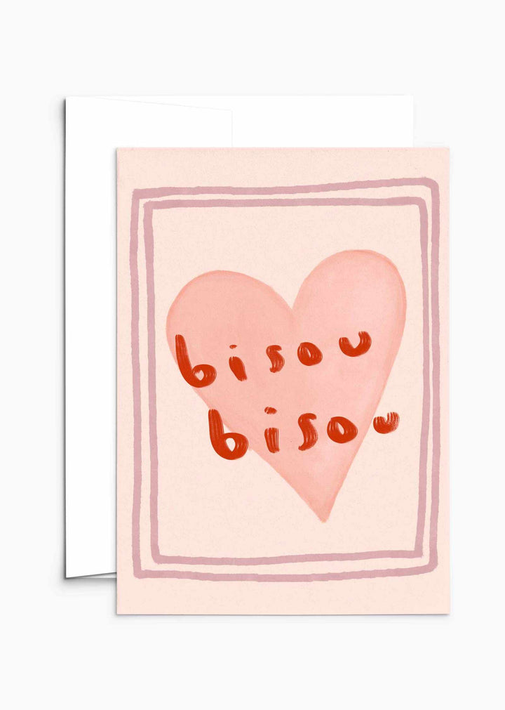 Bisou Bisou Greeting Card