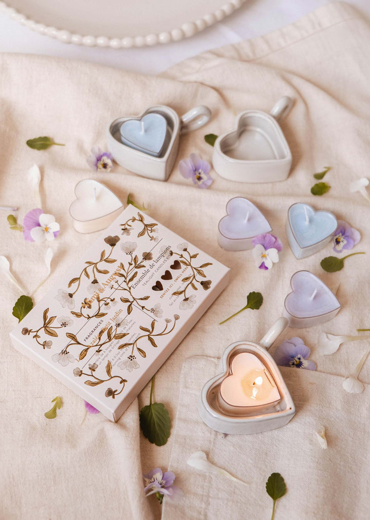 Blush Hearts Candle Tealight