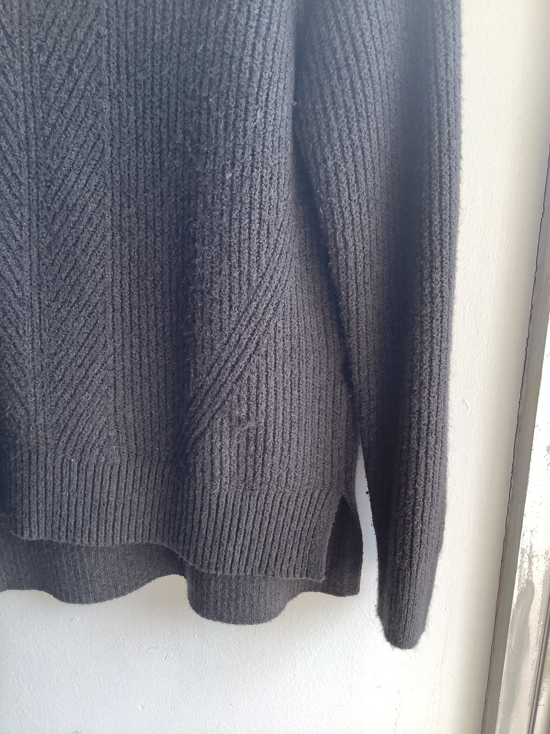 Denver Hayes Ribbed Mock Neck Sweater