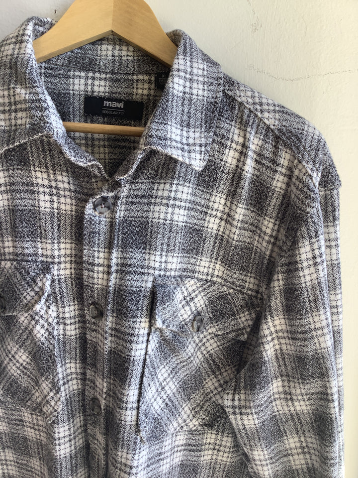 Mavi Plaid Shacket